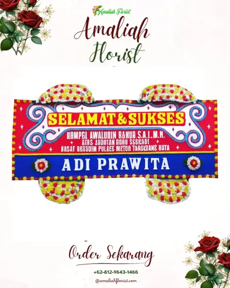 Papan Bunga Ucapan Selamat Dewisari